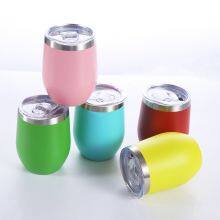 12oz Travel Coffee Mugs Stainless Steel Insulated Tumbler Custom Thermal Cup thumbnail-2