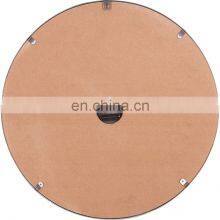 24 Inch Monochromatic Whitewash Roman Numeral Wall Wood Clock thumbnail-4