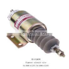 SA-2606-A SA-2696-A Excavator Solenoid Valve for Electric Parts Shut Off /stop Solenoid Valve 12V 24V thumbnail-3