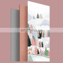 Eco-friendly and Durable Customized Logo Printing Tpe Thick Suede Fitness Foldable Travel Yoga Mat Pilates Mat thumbnail-3