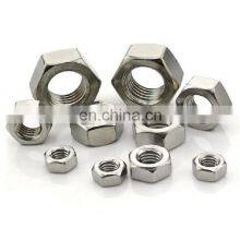 5/8 18UNF High Quality and Low Price Wholesale 304 Stainless Steel Inch Hex Nuts American System Hex Nut