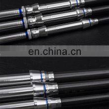 1.3 м 1.5 м 1.8 м 2.1 м 2.4 м мини Carbon Spinning Rod Целый рукоятка из алюминиевого сплава и катушка Антизакручивающий телескопический удочерный ствол thumbnail-4