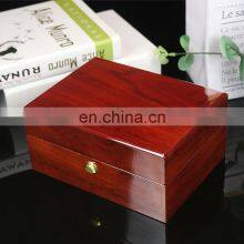 Wholesale Wooden Watch Box Custom Red Jewelry Watch Packaging Box Wood thumbnail-5