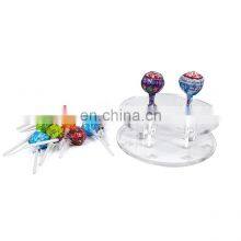 Two- Tier Clear Round Acrylic Lollipop Display Stand With Holes and Screws thumbnail-4