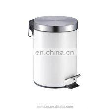 Classic Red Painting Steel Kitchen Pedal Trash Can thumbnail-3