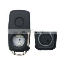 2 Button Flip Folding Remote Control Car Key Shell Cover Case For VW MK4 Bora CS thumbnail-4