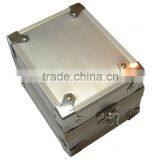 Custom Made Silver Aluminum Watch Case for 1 Watch Storage Cheap Aluminum Cases