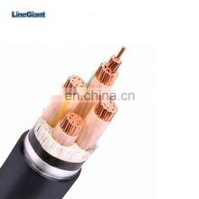 Low Voltage Heavy Duty 0.6/1KV 1000V Polyethylene XLPE Insulated PVC Sheathed Copper Power Cable