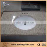 G682 Chinese Golden Yellow Cheap Granite Stone Vanity Top