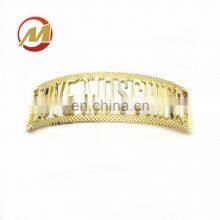 20MM Custom Gold Plating Brand Names Bags Logos