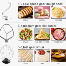 5L Table Top Whisk With Stainless Steel Cylinder Mixer, Kneading Mixer, Cream Mixer（Wechat:13510231336） thumbnail-4