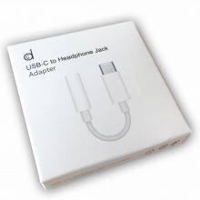 Factory Price Type C Aux Audio Adapter USB C to 3.5mm Headphone Jack Adapter For Xiaomi 10 Huawei P40 thumbnail-5