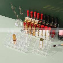 9/24/36/40 Grid Lipstick Box Acrylic Makeup Organizer Storage Box Lipstick Nail Polish Display Stand Holder Cosmetic Organizer thumbnail-4