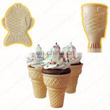 Automatic Fish Shape Wafer Ice Cream Cone Making Machine thumbnail-1