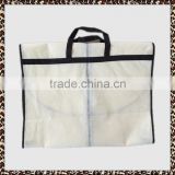 Recently light breathable suit custom foldable buckled non woven garment bag