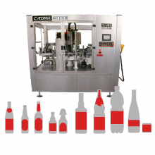 Automatic rotary type adhesive self sticker labeling machine for bottle China Supplier