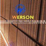 Copper Decorative Wire Mesh for Ceiling Cladding, Facades,wall, Cable Mesh Patterns | Generalmesh