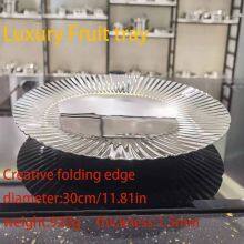 Stainless Steel Fruit Tray Restaurant & Hotel Supplies Serving Trays Dishes Dining Plates thumbnail-5