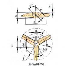 Three Leaves Evolving Oar Blender High Efficiency Axial Flow Impeller thumbnail-4