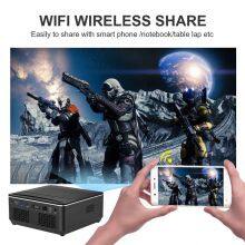 1000ANSI Lumens DLP 3D Best Portable 4k Business Projector Auto Focusing Android 6.0 thumbnail-3