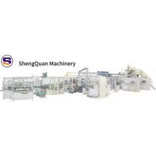 Full Servo High Speed Automatic Disposable Adult Baby Diaper Machine Made in Fujian thumbnail-2