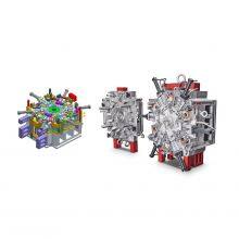 Custom Plastic Mold for Industrial Fan Wheel With Parker Hydraulic Cylinder thumbnail-1