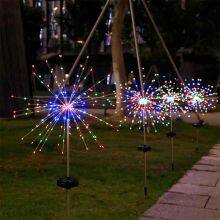 Solar Firework Dandelion Lamp - LED Globe for Garden Lawn Landscape Holiday Outdoor Decoration thumbnail-5