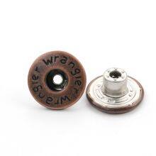 Custom EngravedCopper I Brass Metal Jeans Button Denim Clothes Jacket for Jeans Denim thumbnail-4