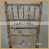 TL002P3-1 High Quality Gold Embroidery Lace Round Wedding Table Overlay Quality Choice thumbnail-5