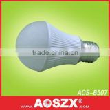 Shenzhen AOSZX cool white 500lm smd 5630 E27 12V 5W LED Bulb