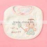 100% cotton interlock embroidered mermaid baby bibs