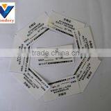 Custom Product Explanation Explanation Certificate Coated Paper Tag Labels thumbnail-6