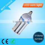 Factory price 5730 27w led corn light,E27/E40 led corn light price for street yard