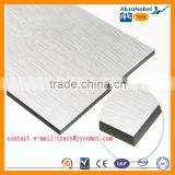 3MM 0.15MM Brush Silver Aluminum Composite Panels