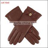 Women's Winter Genuine Leather Hand Gloves thumbnail-3