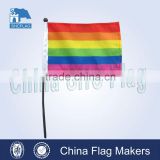 Promotional and custom logo printed plastic sticks for flags