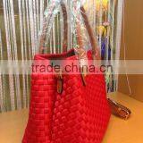 Cheaper Nylon Foldable Bag Woven Nylon Handbag Ladies thumbnail-2