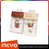 Custom Made Christmas Promotion Gifts Metal Key Chains Christmas Key Chain