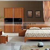 China Manufacturer Solid Teak Wood Bedroom Furniture Set With Nightstand, Bed and Dressing Table(SZ-BFA8001) thumbnail-2