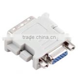 China DVI to VGA/SVGA Converter Adapter - DVI-D Dual Link 24+5 pin Male to HD15 Female