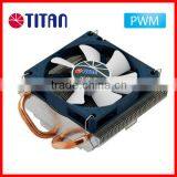 Hot Product Low Noise Fan Design 2 Heat Pipe Cpu Cooler for 1.5U Low Height