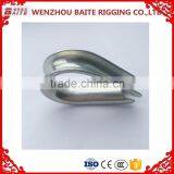 Galvanize Carabiner Wholesale Steel Electric Galvanized Thimble DIN 6899A Hardware Manufacture Quality Choice thumbnail-3