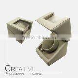 Gray pu Leather Watch Winder Motor