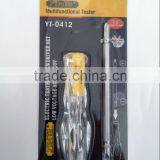 China Manufacture Hot Sell AC100-500V Acrylic Crystal Handle and 6150 CR-- V Tool Rod Screwdriver Type Voltage Tester thumbnail-2