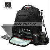 Oxford Black Backpack With Laptop Compartment and Digital Camera Compartment