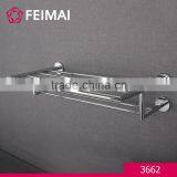 New 2016 Wall Mounted Bracket Hotel Style Towel Rack Shelf Bar