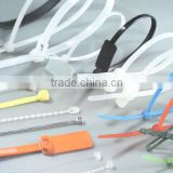 Free samples 200mm White Black wholesale Reusable Plastic Label Cable Tie can Print logo Nylon Releasable Cable Tie