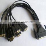 Advantech 8 Port RS-232 Cable Assembly DB-62 to 8 DB-9, 1 Meter Long