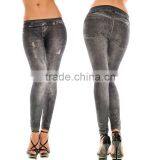 New Style The Thin Elastic Snowflakes Cowboy Feet Pants Render Women Pants thumbnail-6