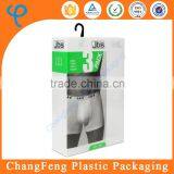 Cutom Logo Design Underwear Packaging Plastic